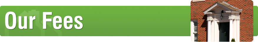 Our Fees Graphic header